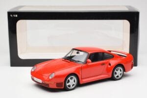 Porsche 959 Rosso AUTOart 1:18 78082 Pressofusione — immagine 8 di 8