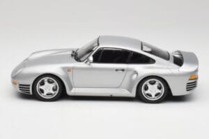 Porsche 959 Argento Metallizzato Minichamps 1:18 155066201 Pressofusione — immagine 3 di 6