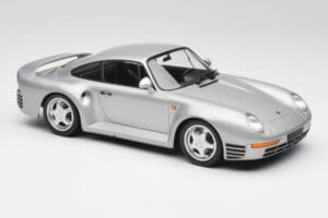 Porsche 959 Argento Metallizzato Minichamps 1:18 155066201 Pressofusione — immagine 4 di 6