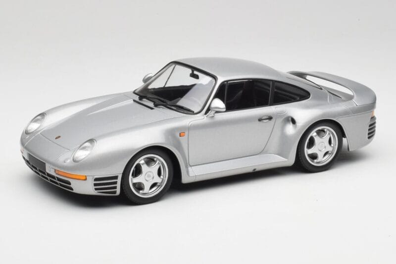 Porsche 959 Argento Metallizzato Minichamps 1:18 155066201 Pressofusione
