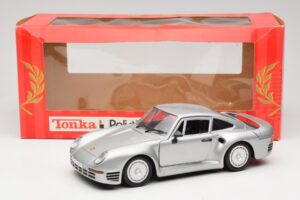 Porsche 959 Argento Tonka 1:18 2221 Pressofusione — immagine 8 di 8