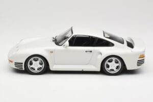 Porsche 959 White Metallic Minichamps 1:18 155066206 Pressofusione — immagine 3 di 6