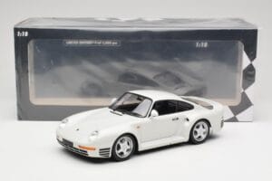 Porsche 959 White Metallic Minichamps 1:18 155066206 Pressofusione — immagine 6 di 6