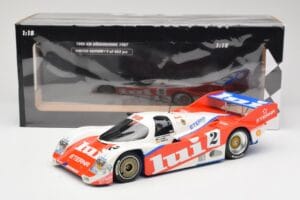 Porsche 962 #2 Brun Motorsport J. Mass / O. Larrauri 1000km Nürburgring 1987 Minichamps 1:18 155876502 Pressofusione — immagine 6 di 6