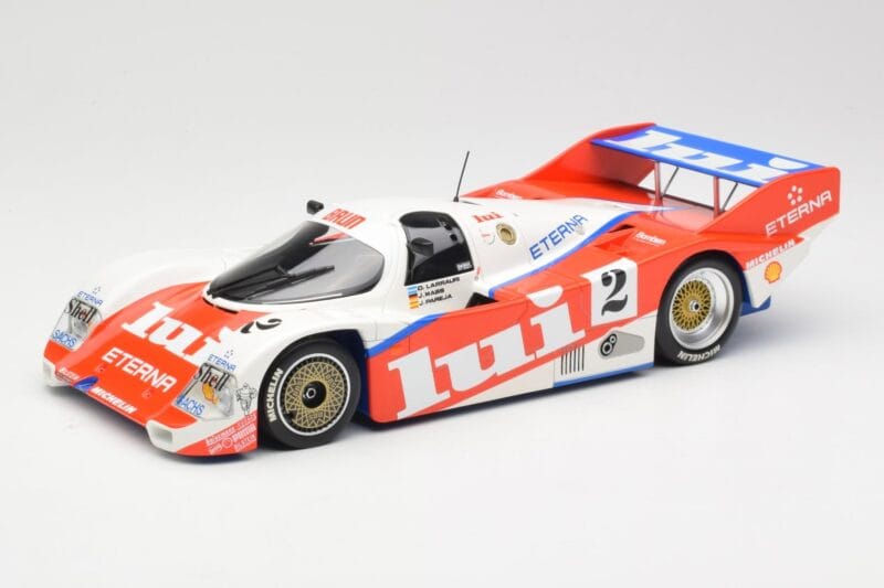 Porsche 962 #2 Brun Motorsport J. Mass / O. Larrauri 1000km Nürburgring 1987 Minichamps 1:18 155876502 Pressofusione