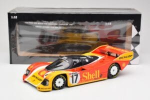 Porsche 962C #17 H-J. Stuck / D. Bell 3rd Place 200 Miles of Nürnberg Supercup 1987 Minichamps 1:18 155876517 Pressofusione — immagine 6 di 6