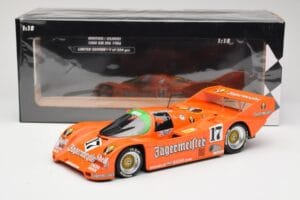 Porsche 962C #17 Jägermeister T. Boutsen / F. Jelinski 1000km Spa 1986 Minichamps 1:18 155866517 Pressofusione — immagine 6 di 6
