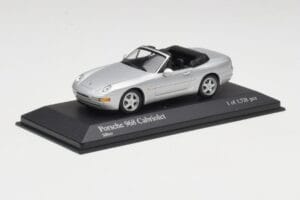 Porsche 968 Argento Minichamps 1:43 400062332 Pressofusione — immagine 2 di 4