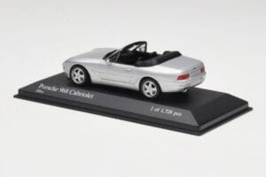 Porsche 968 Argento Minichamps 1:43 400062332 Pressofusione — immagine 3 di 4