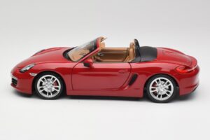 Porsche Boxster 981 S Guards Rosso Minichamps 1:18 110062031 Pressofusione — immagine 4 di 8
