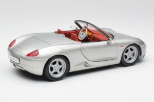Porsche Boxster 986 Argento Maisto 1:18 37800-M3 Pressofusione — immagine 3 di 8