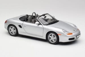 Porsche Boxster 986 Cabriolet Arctic Argento Metallizzato UT Models 1:18 27852 Pressofusione — immagine 6 di 8