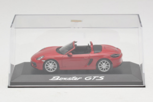 Porsche Boxster 981 GTS Rosso Minichamps 1:43 WAP0200140E Pressofusione — immagine 4 di 5