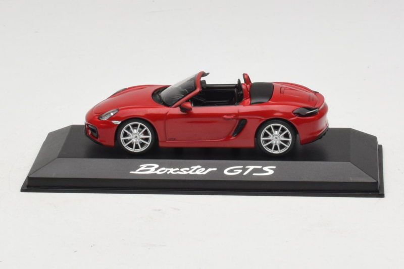 Porsche Boxster 981 GTS Rosso Minichamps 1:43 WAP0200140E Pressofusione
