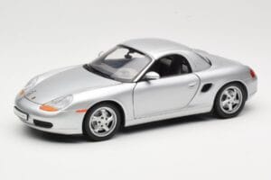 Porsche Boxster 986 Hard Top Argento UT Models 1:18 27854 Pressofusione