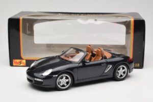 Porsche Boxster S 986 Blu Maisto 1:18 31123 Pressofusione — immagine 8 di 8