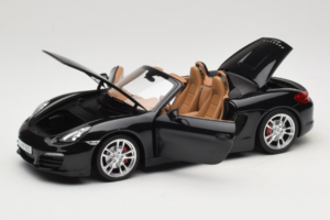 Porsche Boxster S 981 Basalt Black Minichamps 1:18 WAP0210160C Pressofusione — immagine 2 di 8