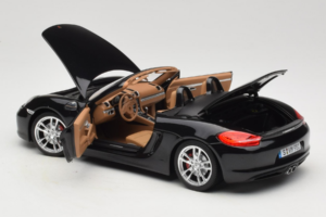 Porsche Boxster S 981 Basalt Black Minichamps 1:18 WAP0210160C Pressofusione — immagine 5 di 8
