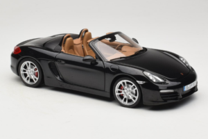 Porsche Boxster S 981 Basalt Black Minichamps 1:18 WAP0210160C Pressofusione — immagine 6 di 8