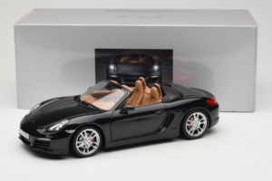 Porsche Boxster S 981 Basalt Black Minichamps 1:18 WAP0210160C Pressofusione — immagine 8 di 8