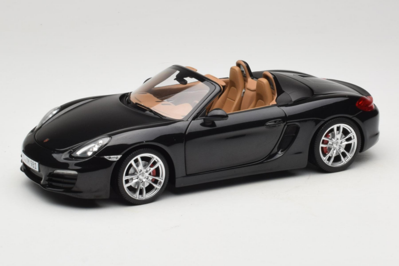 Porsche Boxster S 981 Basalt Black Minichamps 1:18 WAP0210160C Pressofusione