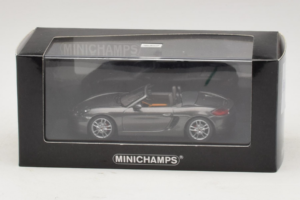 Porsche Boxster 981 S Grey Metallic Minichamps 1:43 PORSCHE005 Pressofusione — immagine 4 di 4