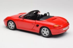 Porsche Boxster S 986 Guards Rosso UT Models 1:18 27861-M1 Pressofusione — immagine 7 di 8