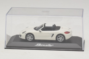 Porsche Boxster 981 Bianco Minichamps 1:43 WAP0202000D Pressofusione — immagine 4 di 5