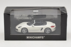 Porsche Boxster 981 Bianco Minichamps 1:43 WAP0202000D-R1 Pressofusione — immagine 4 di 4