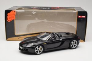 Porsche Carrera GT 980 Nero Maisto 1:18 36622 Pressofusione — immagine 8 di 8