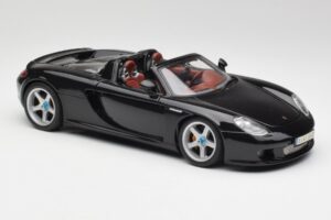 Porsche Carrera GT Nero Maisto 1:18 36665 Pressofusione — immagine 6 di 8