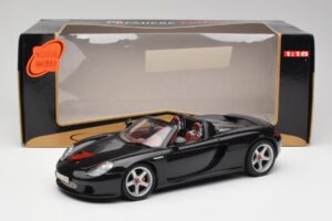 Porsche Carrera GT Nero Maisto 1:18 36665 Pressofusione — immagine 8 di 8