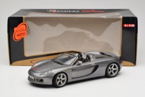 Porsche Carrera GT Grigio Metallizzato Maisto 1:18 36622-R1 Pressofusione — immagine 8 di 8