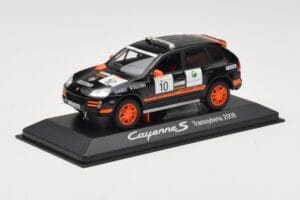 Porsche Cayenne 955 S Transsyberia #10 Nero Arancione 2008 Minichamps 1:43 WAP02001819 Pressofusione — immagine 2 di 4