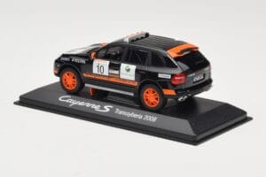 Porsche Cayenne 955 S Transsyberia #10 Nero Arancione 2008 Minichamps 1:43 WAP02001819 Pressofusione — immagine 3 di 4