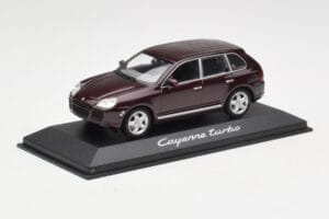 Porsche Cayenne 955 Turbo Rosso Scuro Minichamps 1:43 WAPC2000113 Pressofusione — immagine 2 di 4