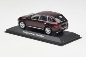 Porsche Cayenne 955 Turbo Rosso Scuro Minichamps 1:43 WAPC2000113 Pressofusione — immagine 3 di 4