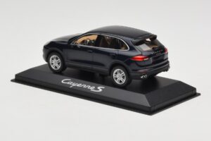 Porsche Cayenne 958 S Blue Metallic Minichamps 1:43 WAP0200060E Pressofusione — immagine 3 di 4