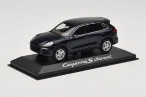Porsche Cayenne 958 S Diesel Blue Metallic Minichamps 1:43 WAP0200080E Pressofusione — immagine 2 di 4