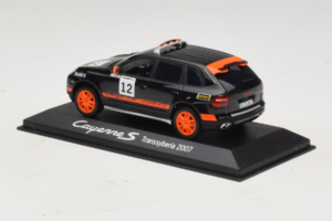 Porsche Cayenne S #12 Transsyberia 2007 Nero Arancione Minichamps 1:43 WAP02000918 Pressofusione — immagine 3 di 5