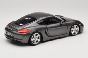 Porsche Cayman 981 S Grigio Minichamps 1:18 WAP0210070D Pressofusione — immagine 3 di 8