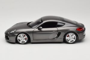 Porsche Cayman 981 S Grigio Minichamps 1:18 WAP0210070D Pressofusione — immagine 4 di 8