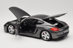 Porsche Cayman 981 S Grigio Minichamps 1:18 WAP0210070D Pressofusione — immagine 5 di 8