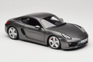Porsche Cayman 981 S Grigio Minichamps 1:18 WAP0210070D Pressofusione — immagine 6 di 8