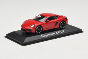 Porsche Cayman 981 GTS Rosso Minichamps 1:43 WAP0200150E Pressofusione — immagine 2 di 5