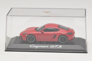 Porsche Cayman 981 GTS Rosso Minichamps 1:43 WAP0200150E Pressofusione — immagine 4 di 5