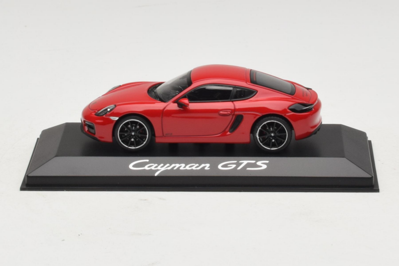 Porsche Cayman 981 GTS Rosso Minichamps 1:43 WAP0200150E Pressofusione
