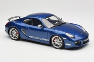 Porsche Cayman R 987.2 Aqua Blue Metallic GT Spirit 1:18 GT901 Resina — immagine 4 di 6