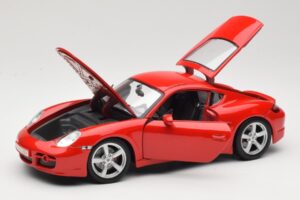 Porsche Cayman S 987.2 Rosso Maisto 1:18 31122 Pressofusione — immagine 2 di 8
