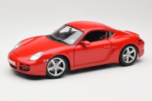 Porsche Cayman S 987.2 Rosso Maisto 1:18 31122 Pressofusione